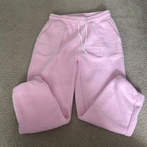 Pink Fluffy Sweatpants